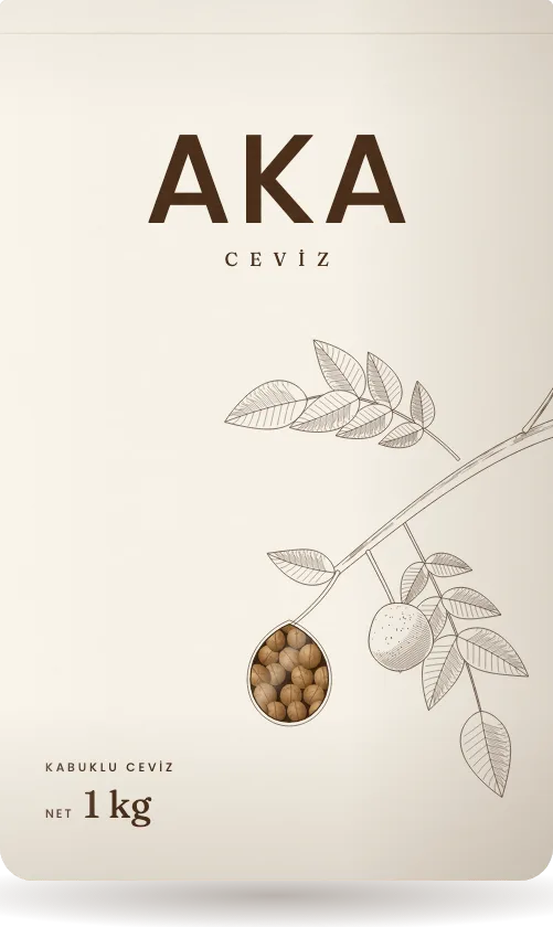 Aka Ceviz ambalajı, 1 kg